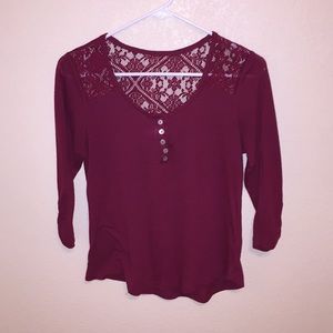 Self Esteem lace top